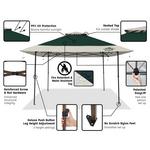 YOLI Pagoda EasyLift 170 13'X13' Instant Canopy - Thumbnail 3 of 7