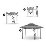 YOLI Pagoda EasyLift 170 13'X13' Instant Canopy - Thumbnail 4 of 7