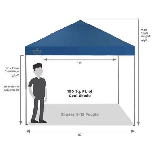 YOLI Adventure EasyLift 100 10'X10' Instant Canopy - Primary Image