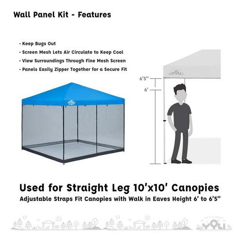 YOLI Instant Canopy Four Panel Screen Enclosure Kit - Primary Image