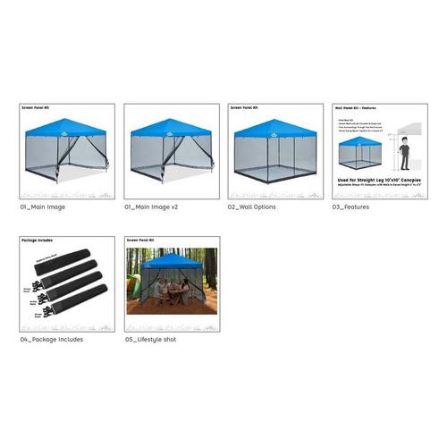 YOLI Instant Canopy Four Panel Screen Enclosure Kit - Primary Image