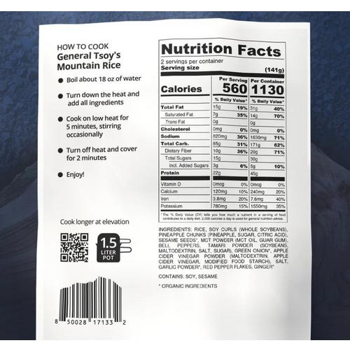 RightOnTrek General Tsoy's Mountain Rice - Primary Image