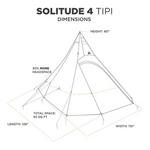 Peax Equipment Solitude 4 Person Tipi Tent - Thumbnail 2 of 6