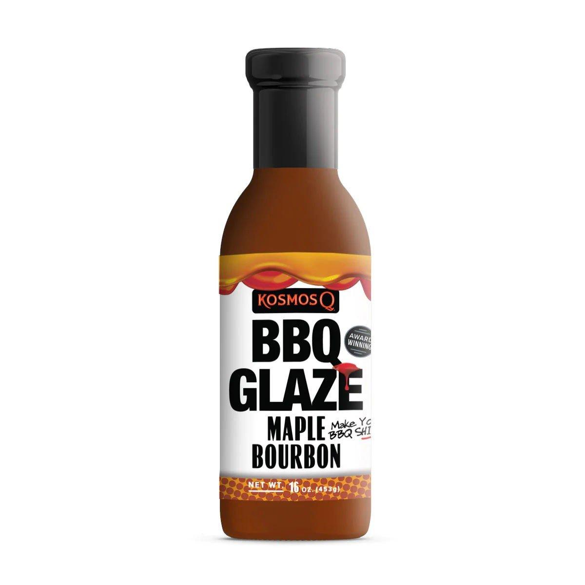 Kosmos Q Maple Bourbon BBQ Glaze 16 oz - Kosmos Q