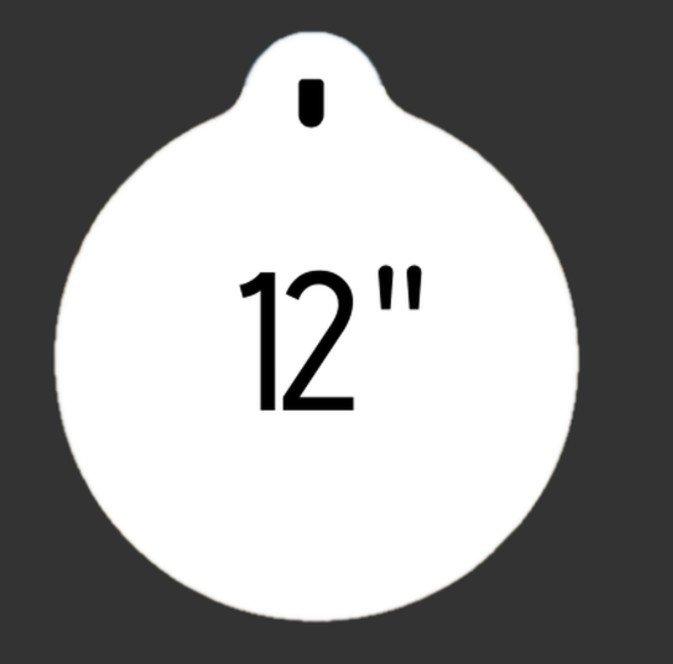12" Round 3/8" Thick Slotted Hook - JC Steel