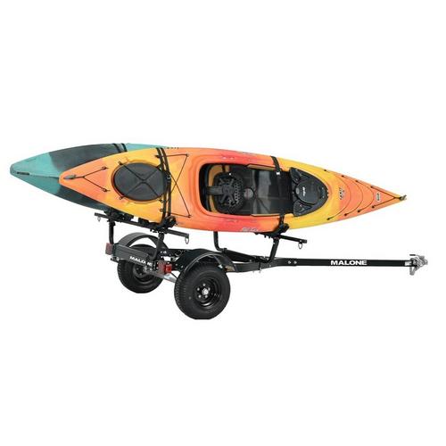 Malone MicroSport Off-Road 2 Kayak Trlr Package (2 Sets FoldAway-J, Spare Tire) - Primary Image