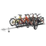 Malone MicroSport LowBed 6 E-Bike Trailer Package (6 E-Bike Racks, Kick Stand, Spare Tire) - Thumbnail 2 of 5