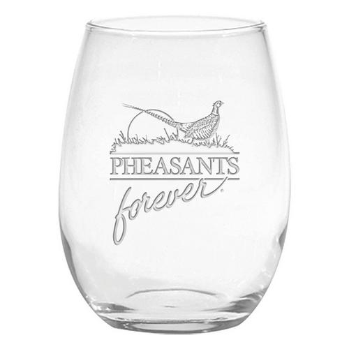 Pheasants Forever Stemless Wine Glass 4-Pack - Primary Image