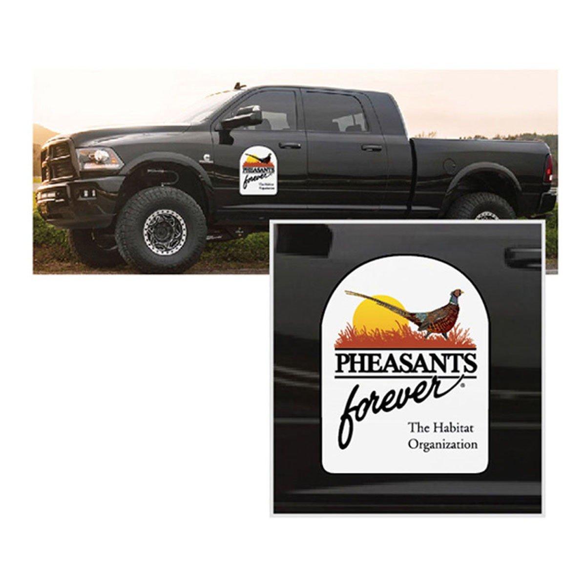 Pheasants Forever Car Magnet 17" Tall - M.A. Apparel