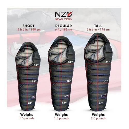 Near Zero NZ 20 Mummy Sleeping Bag - Primary Image