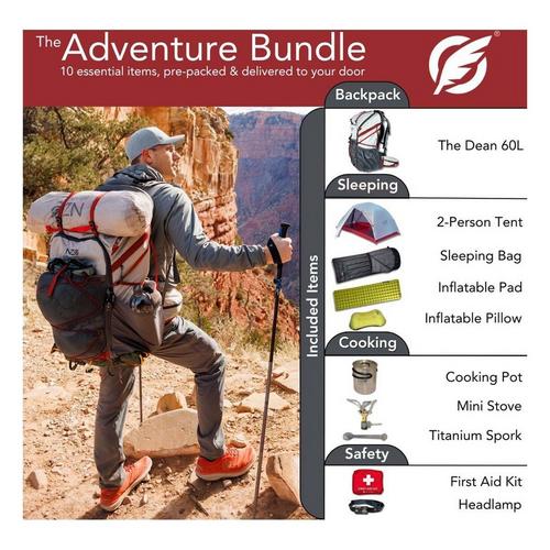 Near Zero 10-Piece Adventure Bundle 2-Person Backpacking Tent - Primary Image