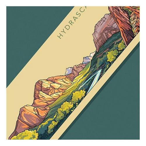 Hydrascape Zion National Park Miniscape Sticker - Primary Image