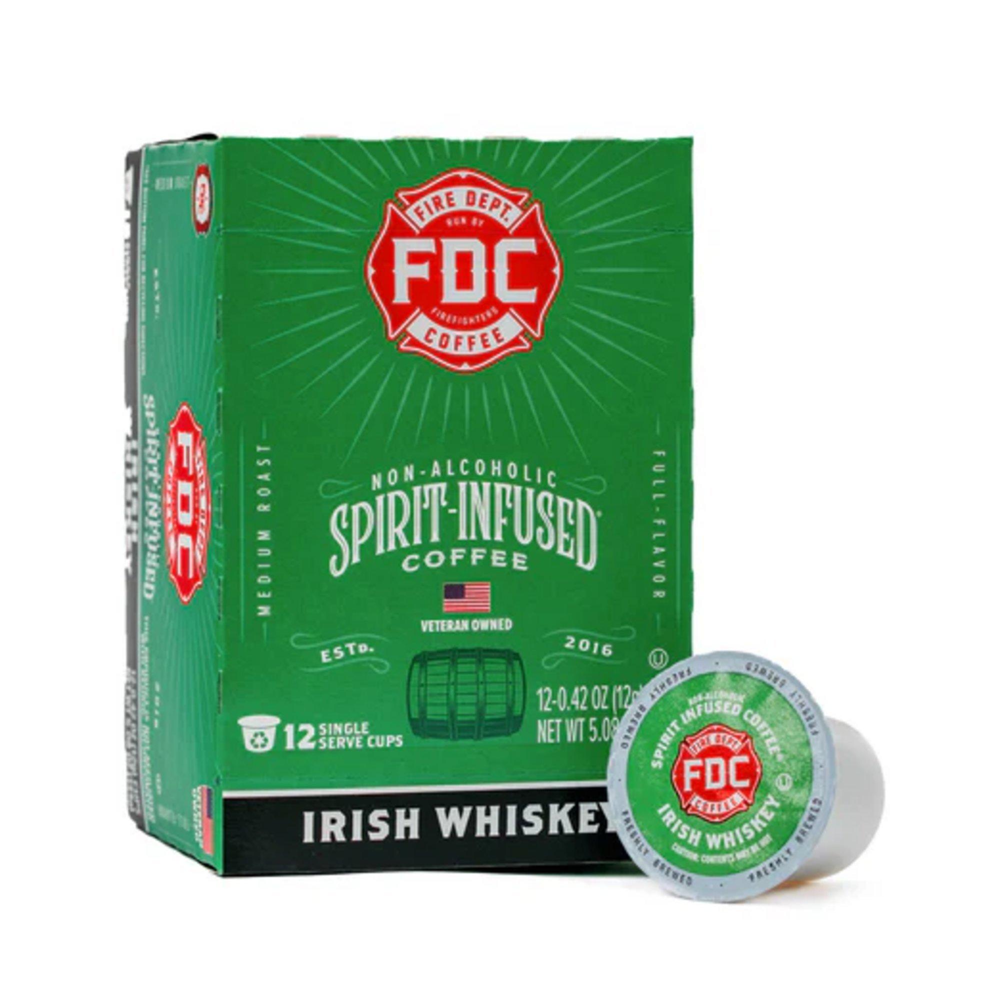 Fire Department Coffee Irish Whiskey Infused Pods 12 Count Coffee - Fire Department Coffee