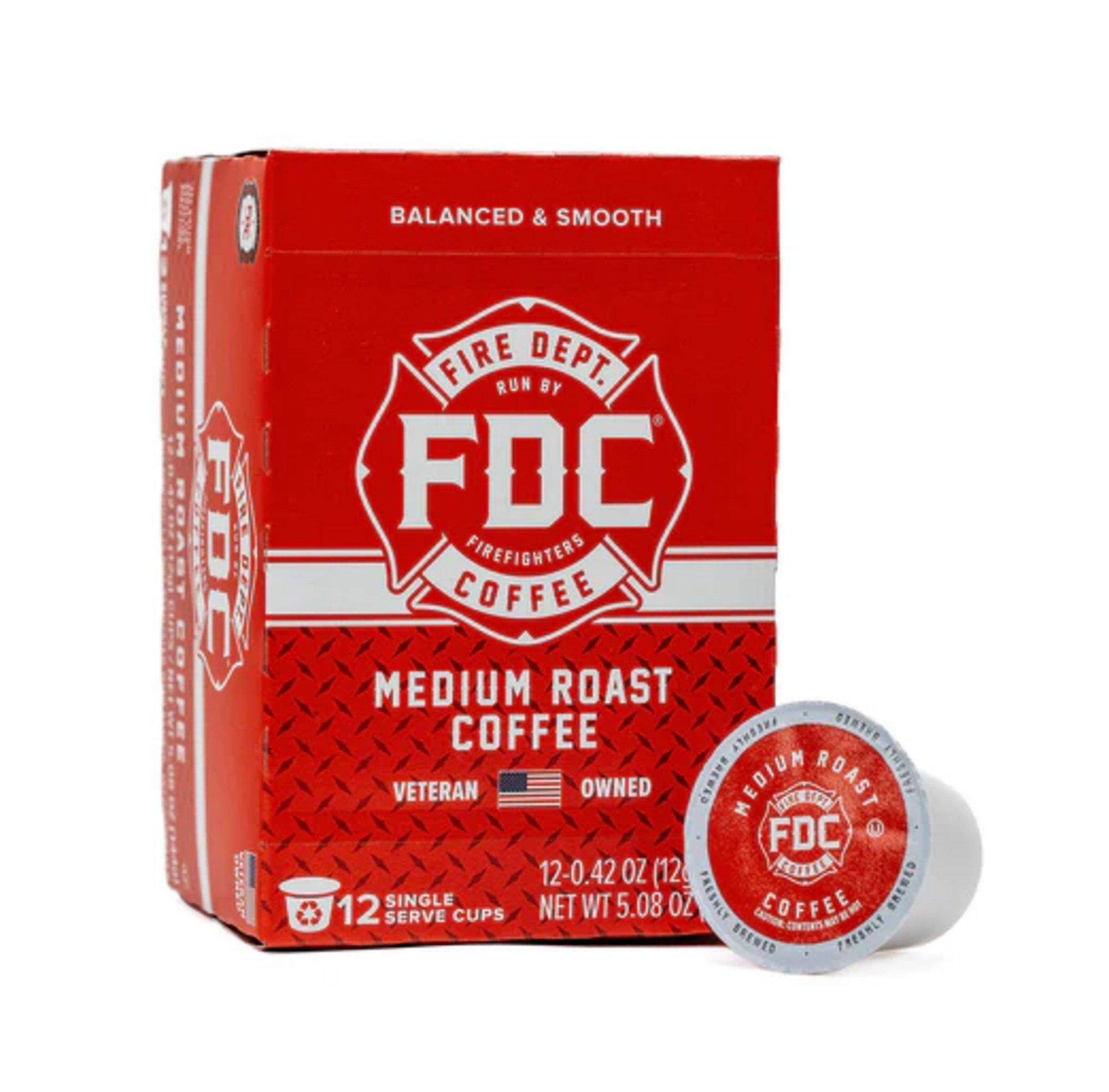 Fire Department Coffee Original Medium Roast Pods 12 Count Coffee - Fire Department Coffee