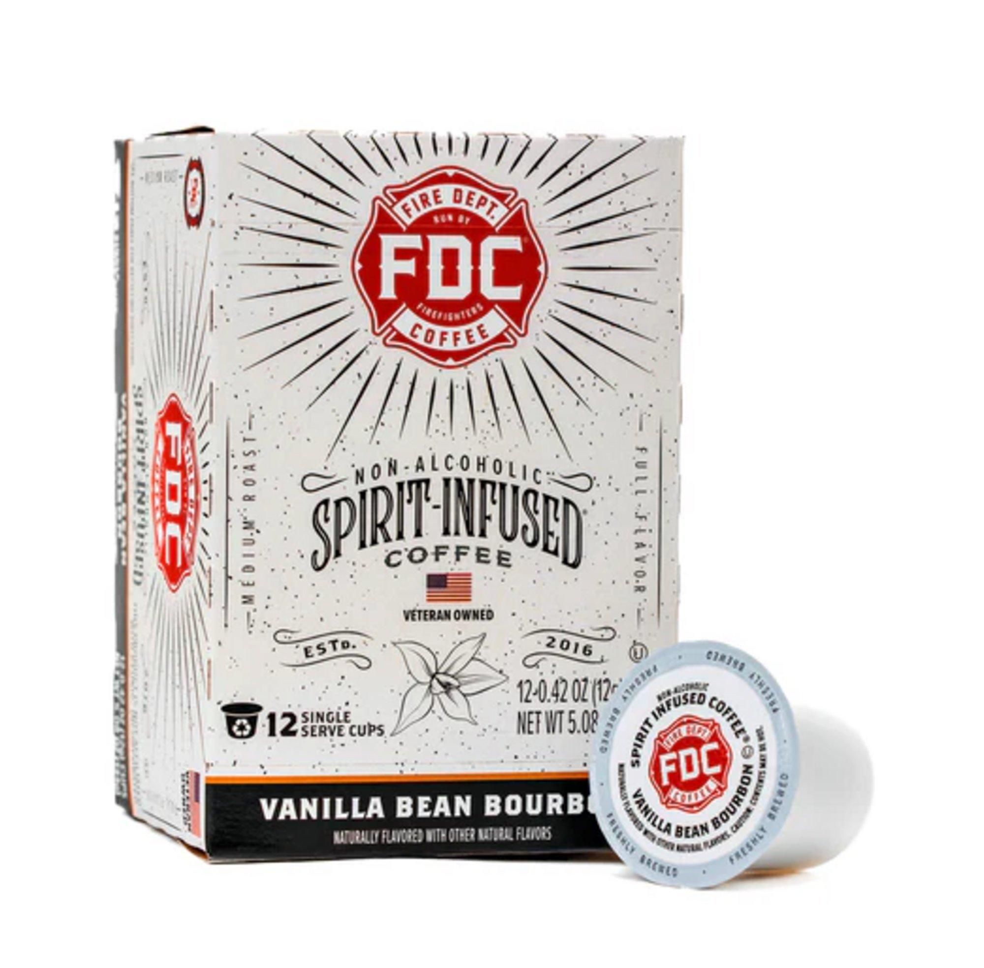 Fire Department Coffee Vanilla Bean Bourbon Infused Pods 12 Count Coffee - Fire Department Coffee