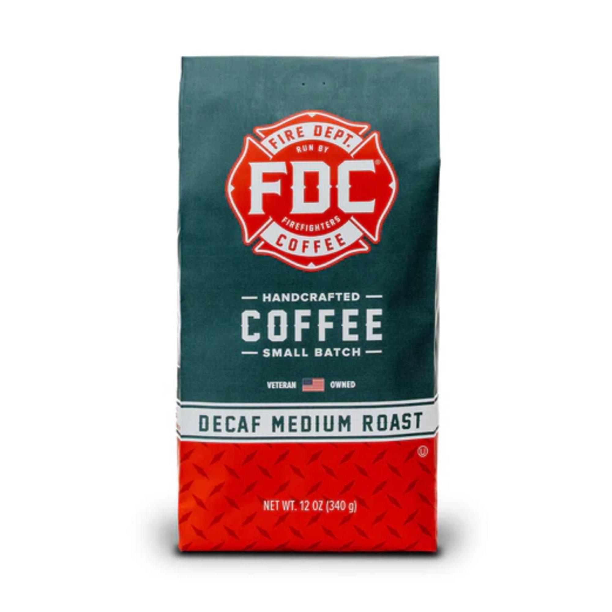Fire Department Coffee Decaf 12 oz. Ground Coffee - Fire Department Coffee