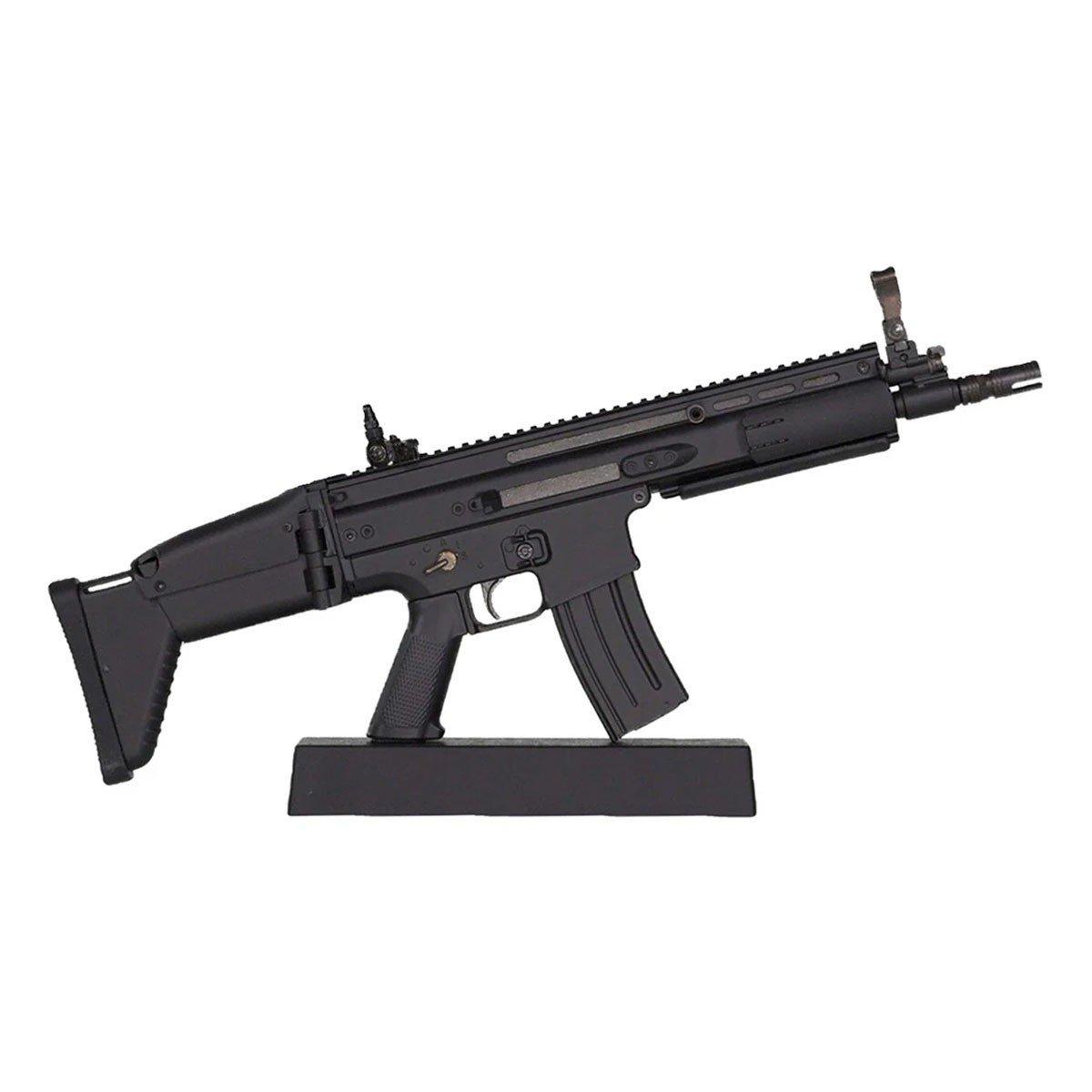 Goat Guns Black FN SCAR Miniature Model - Goat Guns