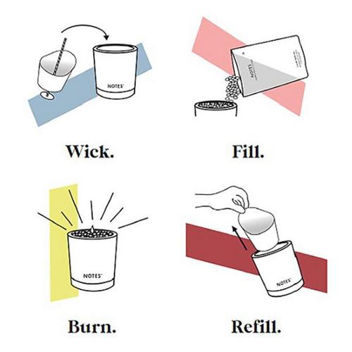 NOTES Candle Starter Jar Candle - Primary Image