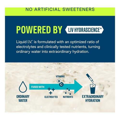 Liquid I.V. Sugar Free Hydration Multiplier Powdered Electrolyte Drink Mix - 6 Pack - Primary Image