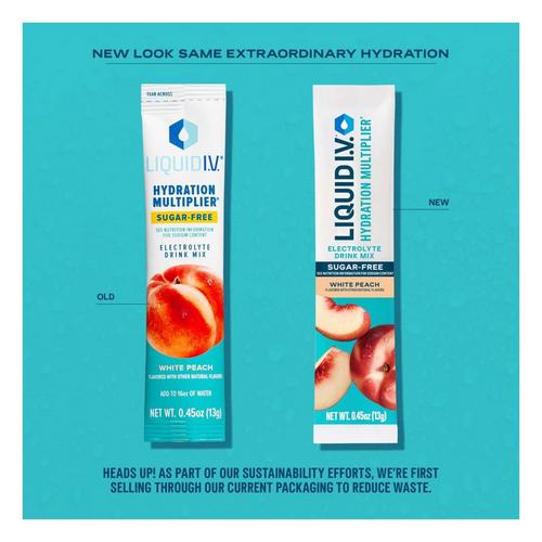 Liquid I.V. Sugar Free Hydration Multiplier Powdered Electrolyte Drink Mix - 6 Pack - Primary Image