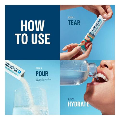 Liquid I.V. Sugar Free Hydration Multiplier Powdered Electrolyte Drink Mix - 15 Pack - Primary Image