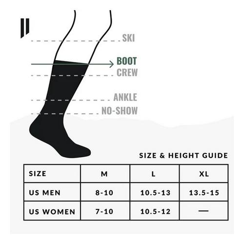 Hollow Alpaca Boot Crew Hunting Socks - Primary Image