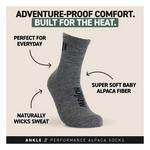 Hollow Alpaca Ankle Hunting Socks - Thumbnail 2 of 4