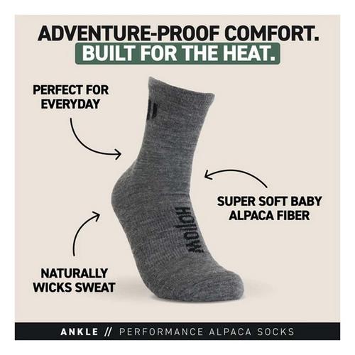 Hollow Alpaca Ankle Hunting Socks - Primary Image