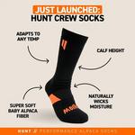 Hollow Alpaca Boot Crew Hunting Socks - Thumbnail 2 of 6