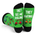 Lavley "They See Me Rolling" Crew Socks - Thumbnail 1 of 6