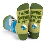 Lavley "Swing Swear Repeat" Crew Socks - Thumbnail 1 of 6