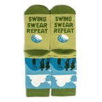 Lavley "Swing Swear Repeat" Crew Socks - Thumbnail 3 of 6