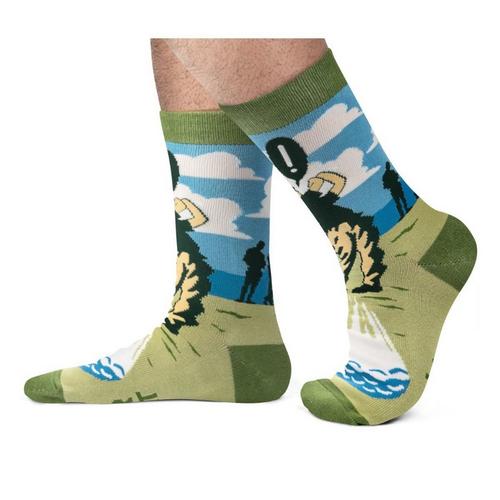 Lavley "Swing Swear Repeat" Crew Socks - Primary Image