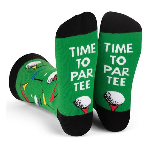 Lavley "Time To Par Tee" Crew Socks - Primary Image