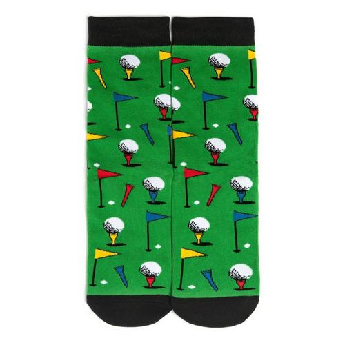 Lavley "Time To Par Tee" Crew Socks - Primary Image