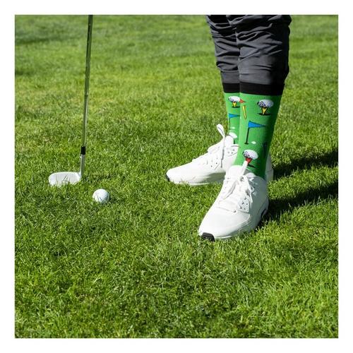 Lavley "Time To Par Tee" Crew Socks - Primary Image