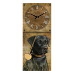 Print & Frame Black Lab Wood Panel Clock - Thumbnail 1 of 2
