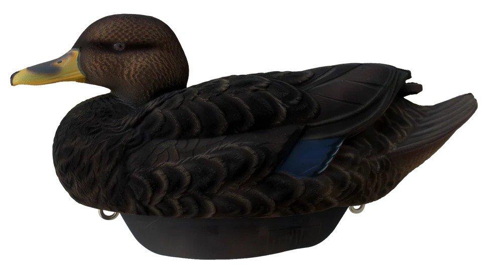 Heyday HydroFoam Fully Flocked Black Duck Decoys 6 Pack - Heyday