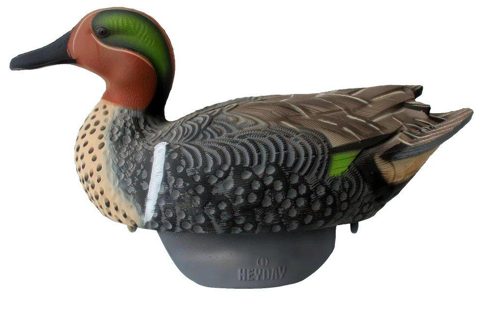 Heyday HydroFoam Green Winged Teal Duck Decoys 6 Pack - Heyday