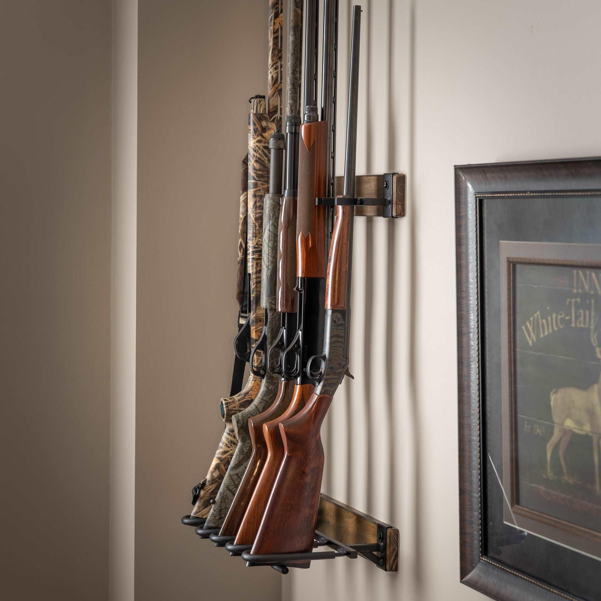 FORGE Firearm 5 Slot Wall Mount Display - StoreYour