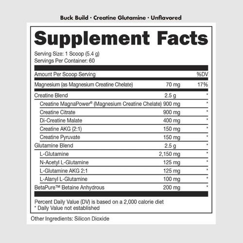 Bucked Up Buck Build Creatine Supplement - Primary Image