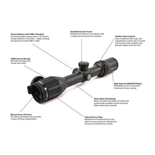InfiRay Outdoor Bolt TL25 SE Thermal Riflescope - Primary Image