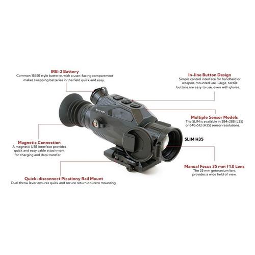 NOCPIX SLIM H35 Multi-Funtion Thermal Riflescope - Primary Image