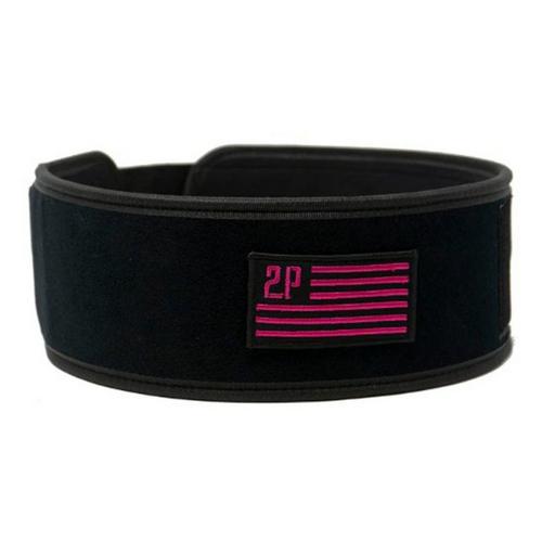 2POOD Pink Velcro Patch  4" Weightlifting Belt - Primary Image