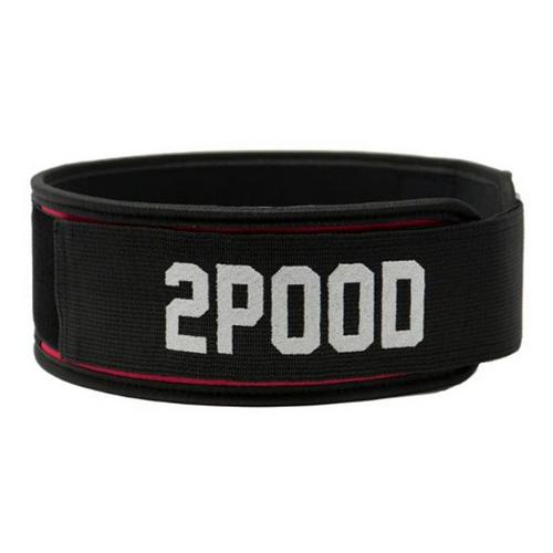 2POOD Pink Velcro Patch  4" Weightlifting Belt - Primary Image