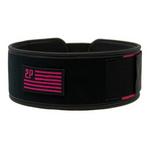 2POOD Pink Velcro Patch  4" Weightlifting Belt - Thumbnail 4 of 6