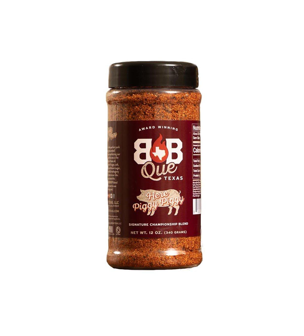 BBQUE TEXAS Here Piggy Piggy Pork Rub - 12 oz - BBQUE TEXAS