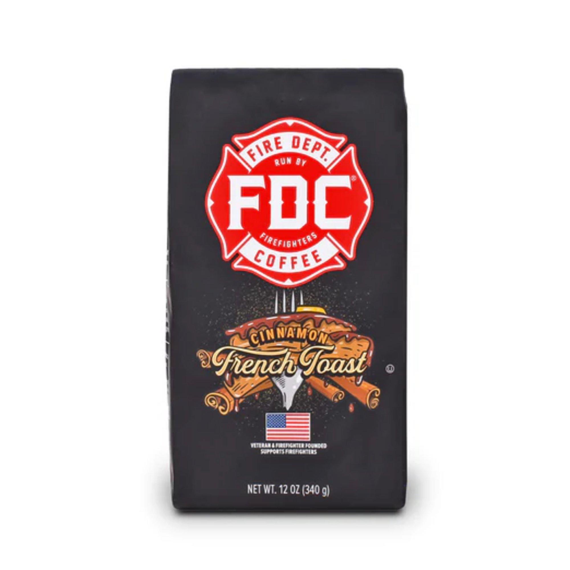Fire Department Coffee Cinnamon French Toast 12 oz. Ground Coffee - Fire Department Coffee