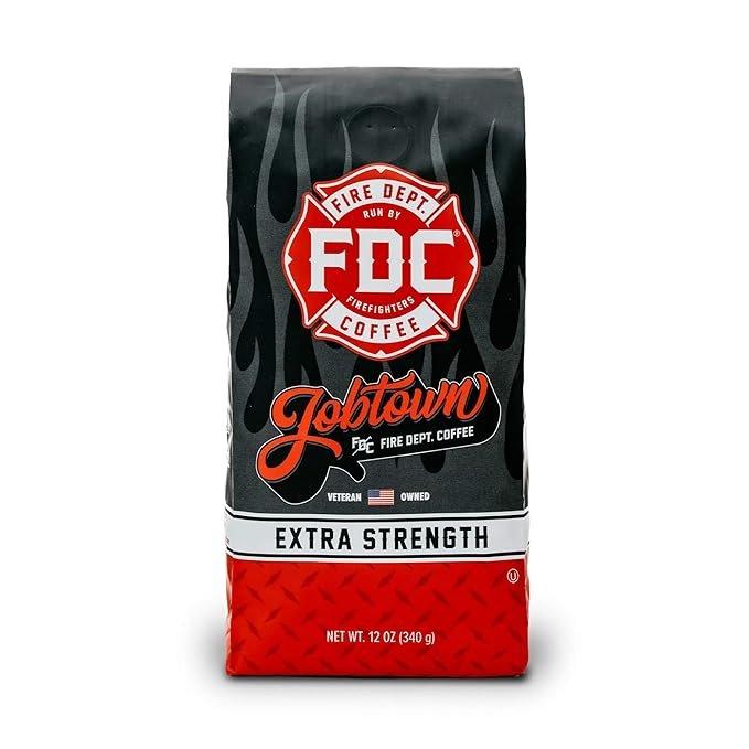 Fire Department Coffee Jobtown Extra Strength 12 oz. Ground Coffee - Fire Department Coffee