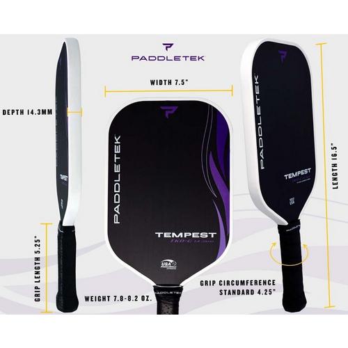 Paddletek Tempest TKO-C 14.3 Pickleball Paddle - Primary Image